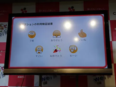 Chatworkに新機能「リアクション」追加、ビジネスシーンで絵文字を使いやすく