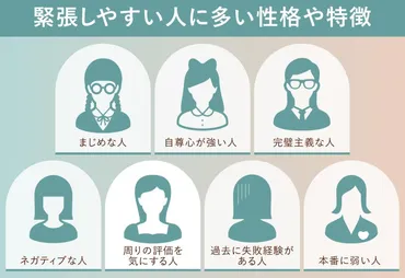 緊張しやすい性格を改善したい人必見!緊張しやすい人の特徴や緊張する理由・治し方などを解説