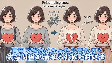 信用できなくなったら終わり?夫婦関係が壊れる兆候と対処法