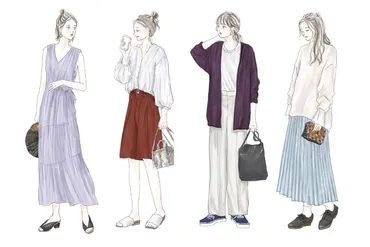 ドライブデートの服装どうする？ シーズン別コーデ例【イラスト付き】