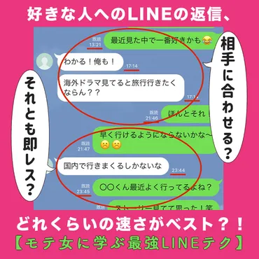 の返信頻度、実際どれくらいがちょうどいい?【モテる女子はこう送る!最強テク②】