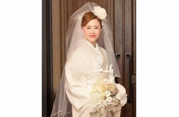 熊谷真実さん 「64歳のウエディング姿。恥ずかしいけど嬉しかった。」 結婚パーティーの写真を公開 